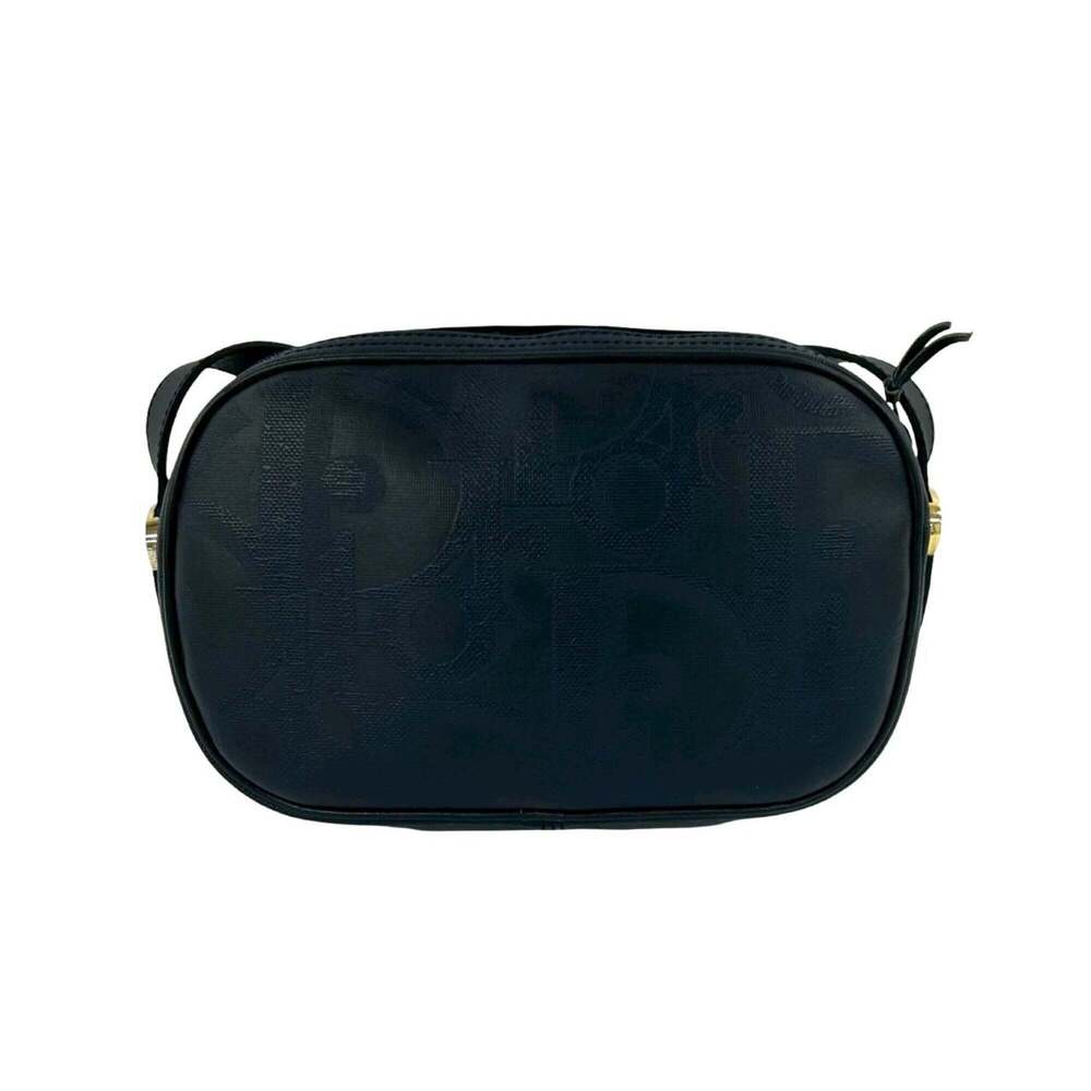 CHRISTIAN DIOR Vintage Blue Leather Trotter Shoulder Bag - Picture 3 of 10
